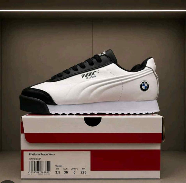 Puma Roma BMW White Black