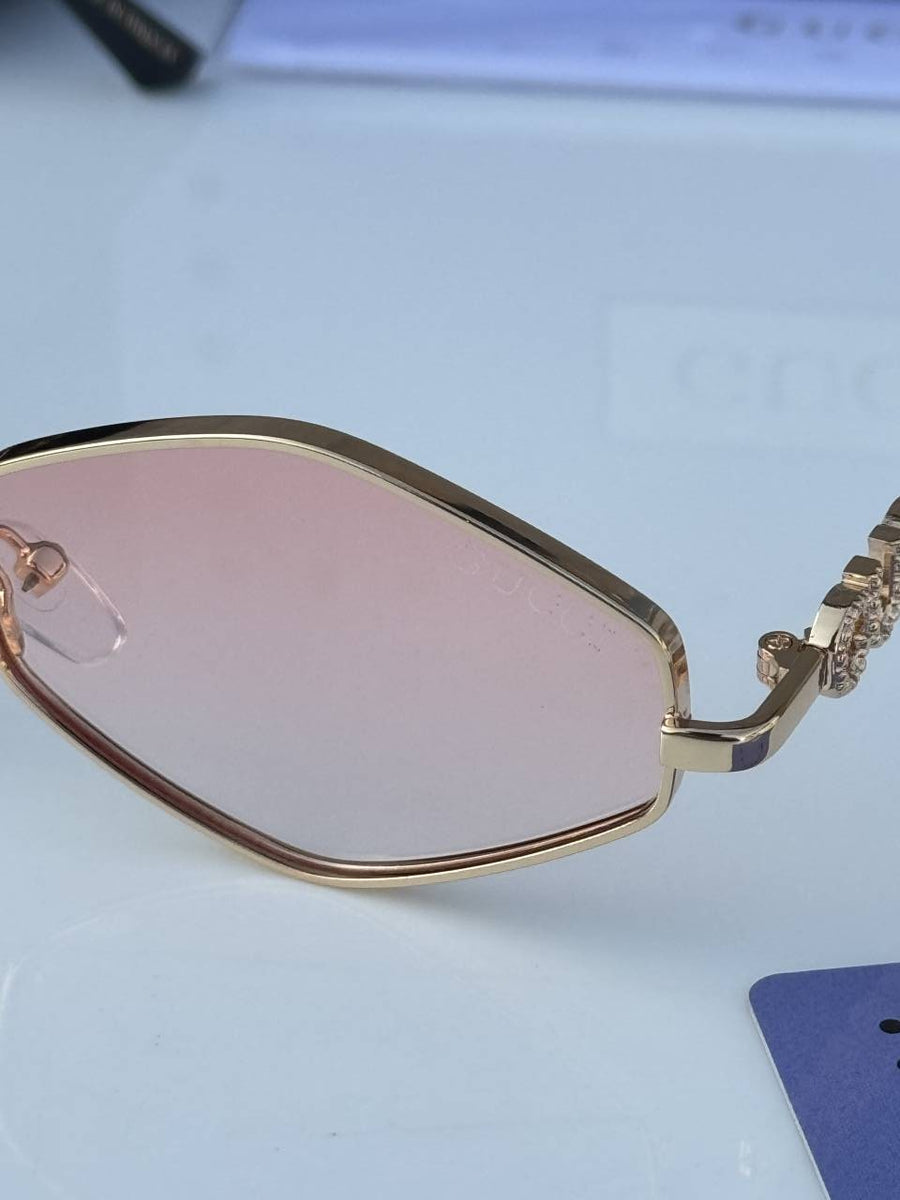 Guchi1434 gold pink