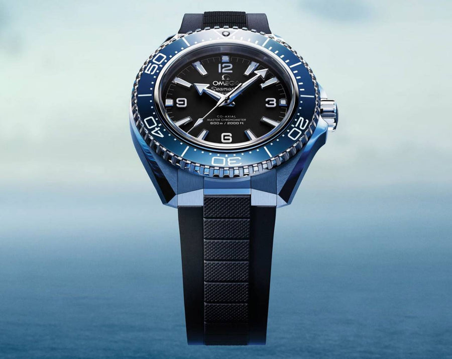 Omega Seamaster Planet Ocean 600M Co-Axial Master Chronometer black blue