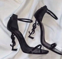 Saint laurent ysl heels all black
