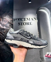 Nike p 6000 white metallic silver
