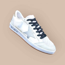 Golden Goose Ball Star Low White Silver 2480