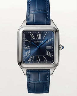 Cartier Santos Dumont Square Full Blue