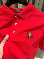 Ralph Lauren Chest Logo Polo T-shirt Red