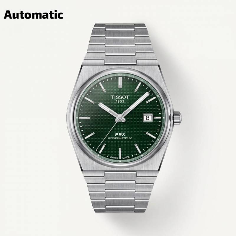 Tissot 1853 Prx Automatic Top Quality Silver-Green