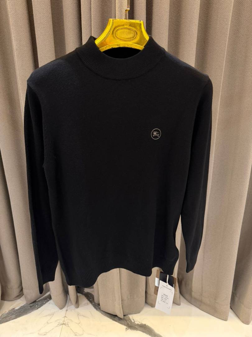 Burberry Chest Logo Sweatshirt Black