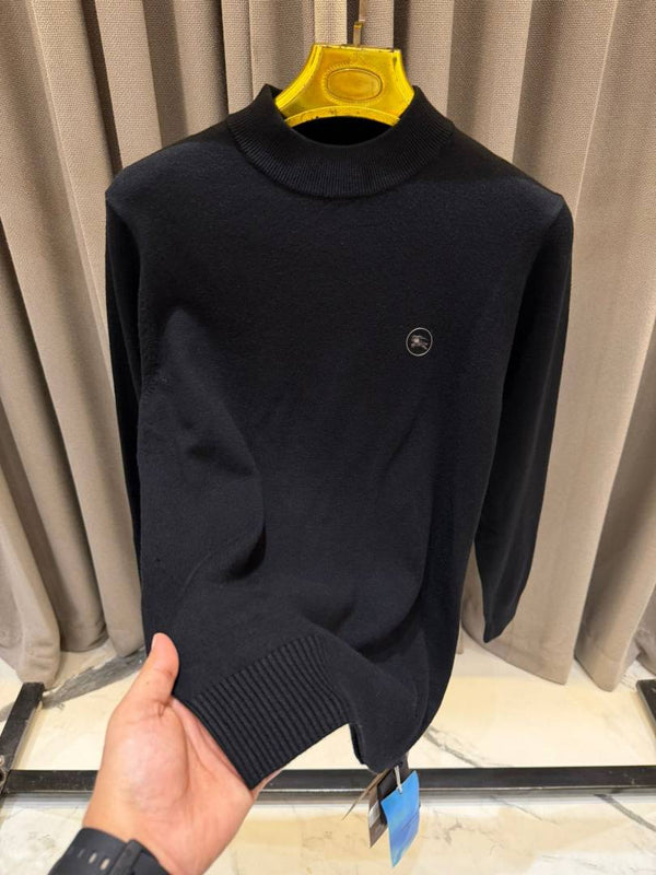 Burberry Chest Logo Sweatshirt Black