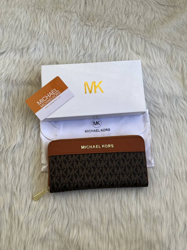 Michael Kors_120_CF_Long_Zippy_Wallet_With_OriginalBox_DustCover