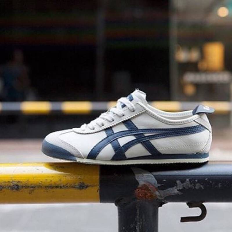 Tiger Mexico 66 Cream Navy ink