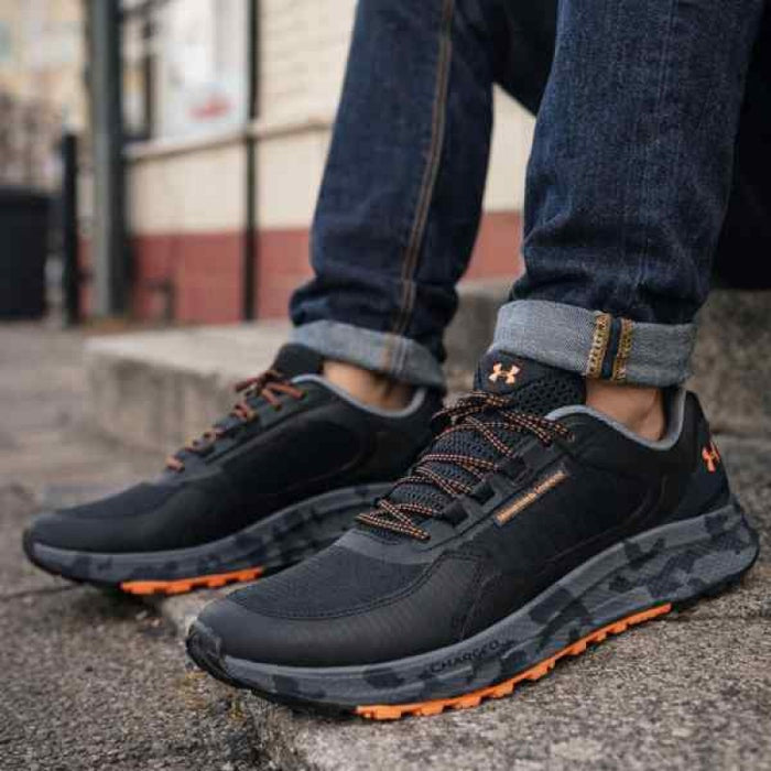 Under Armorr charged bandit trail 3 black orange style idea