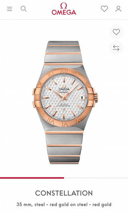 Omega Constellation Co-Axial Chronometer Mens