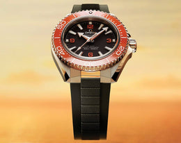 Omega Seamaster Planet Ocean 600M Co-Axial Master Chronometer black orange