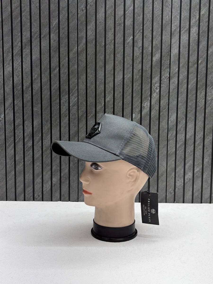 Philipp Plein Front Skull Logo Premium Unisex Cap With Safety Box