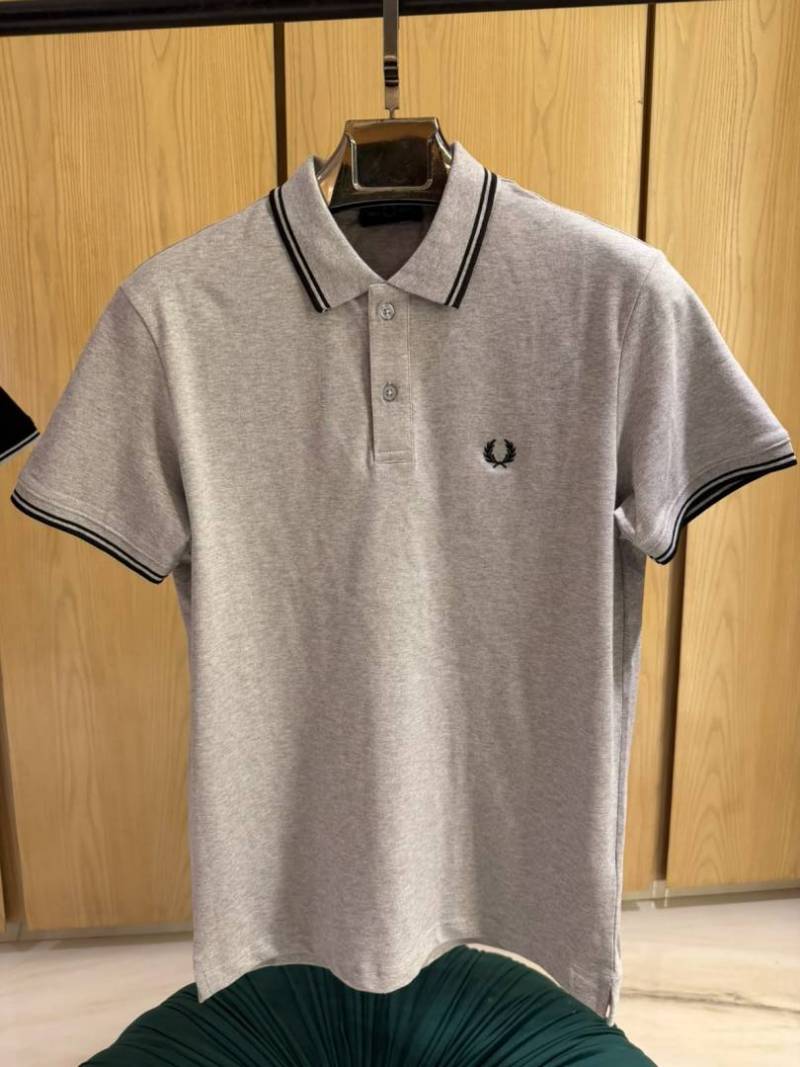 FRED PERRY IMPORTED STORE ARTICLEx POLO T-SHIRT GREY