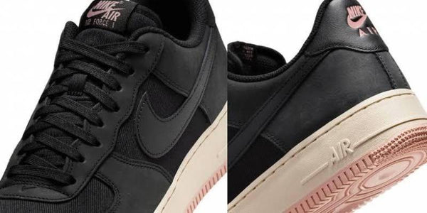 Nike Airforce 1 07 LX black red stardust