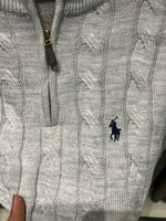Ralph LAUUREN IMPORTED TRENDING SWEATER GREY