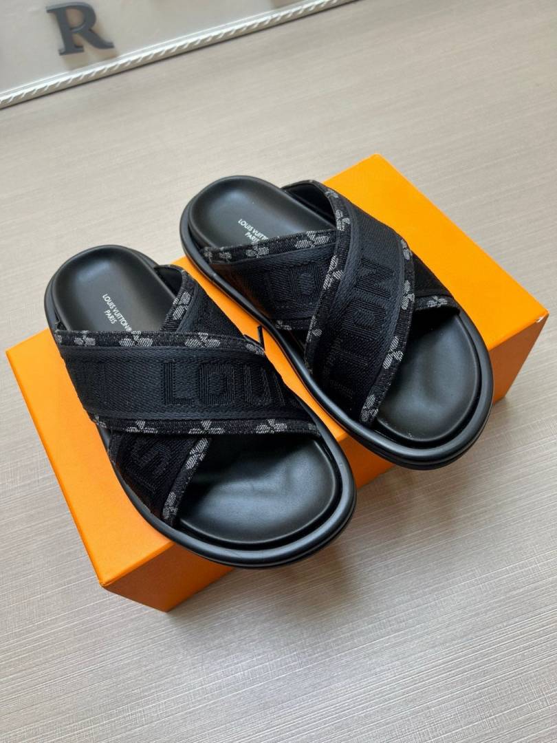 Louis Vuitton LV Bliss Comfort Mule sandals Slides Premium Black