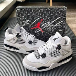 Jordan 4 Military Black Semi UA quality with special box 163