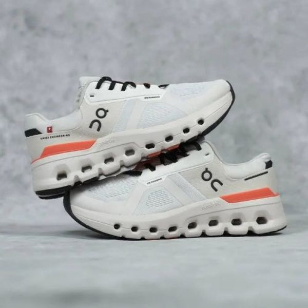 On Cloud Running white orange