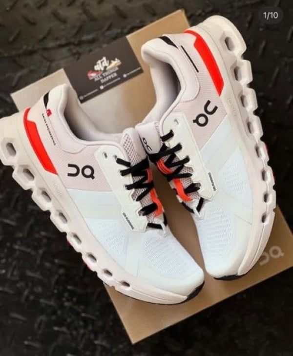 On Cloud Running white orange