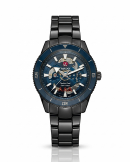 Rado Captain Cook HighTech Automatic Black-Blue-Silver