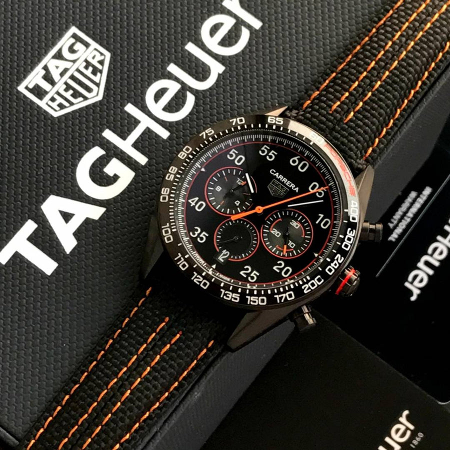 Tag Carrer_a Chronograph X Porsche Orange