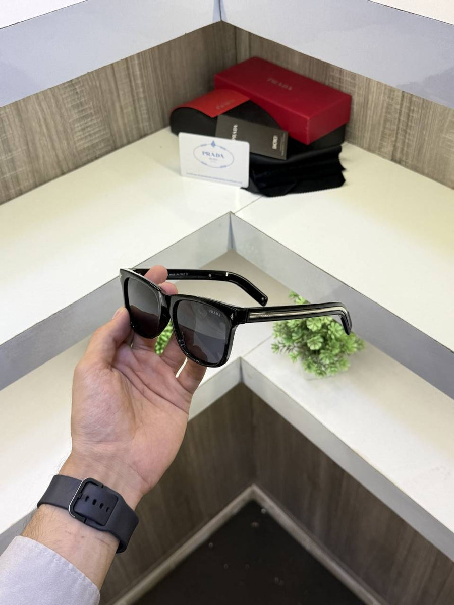 Prada Mens Square Sunglass