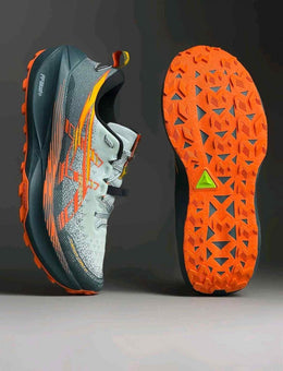 Asics Trabuco Max 4 Trail Cold Moss Nova Orange 2667