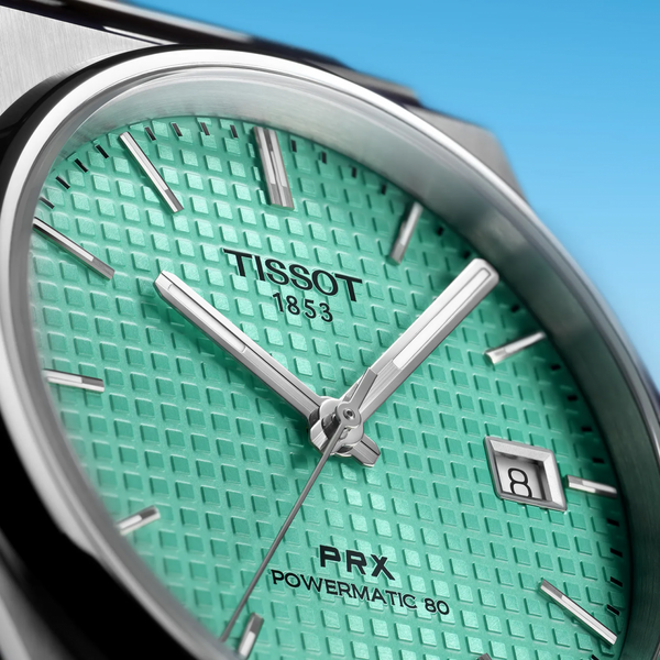 Tissot 1853 Prx Silver-Blue Silver-Tiffany