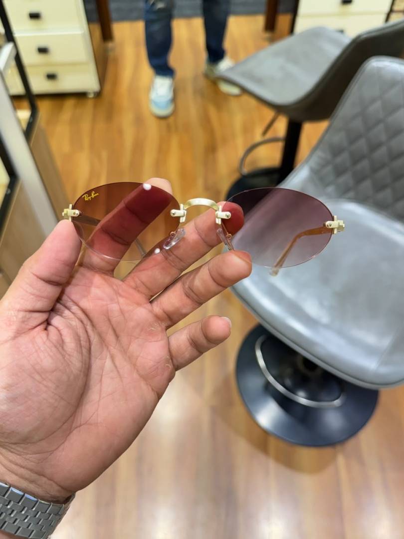 Ray-Ban 999 gold brown shaded