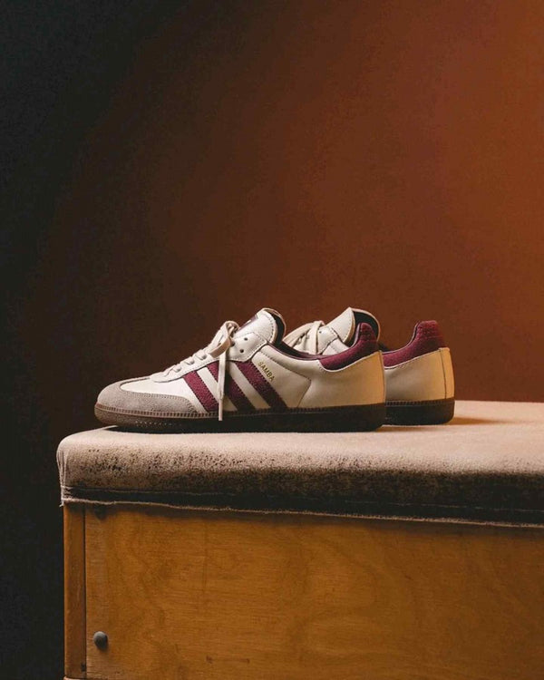 Adidas Samba OG Putty Grey Maroon 1226