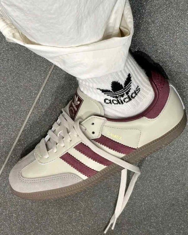 Adidas Samba OG Putty Grey Maroon 1226