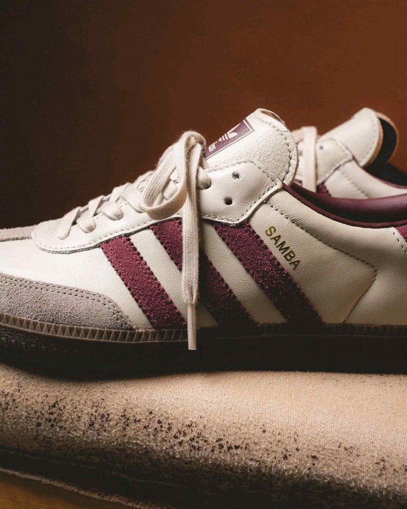 Adidas Samba OG Putty Grey Maroon 1226