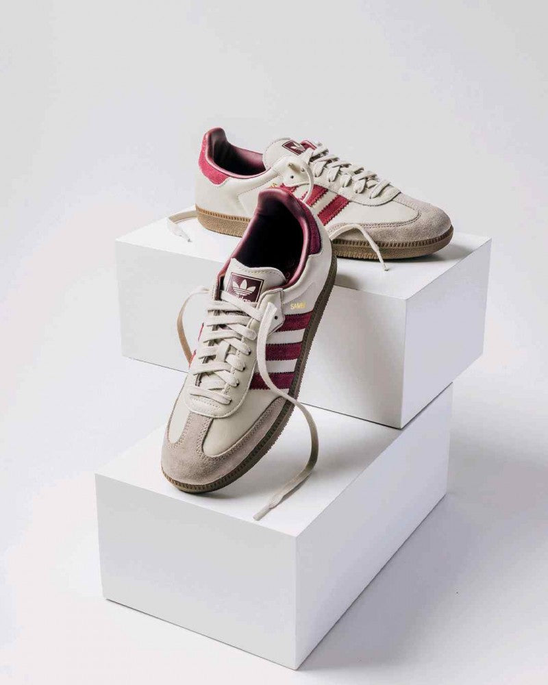 Adidas Samba OG Putty Grey Maroon 1226