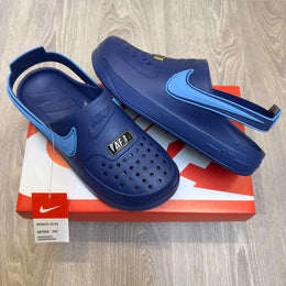 Nike Airforce 1 Swoosh Blue Clogs