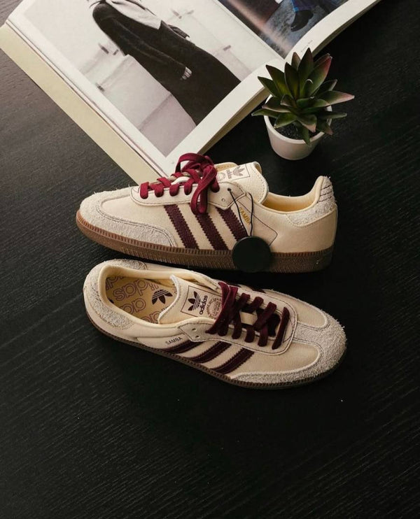 Adidas Samba OG Men s Wonder White Maroon