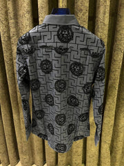 Versace IMPORTED STORE ARTICLE DIAMOND SHIRT