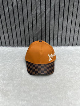 Louis Vuitton_Signature_Lovers_Side_Logo_Brown_Premium_Unisex_Cap_With_Safety_Box