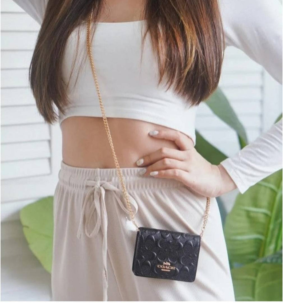 Coach_Mini_Chain_On_Wallet_With_Original_Box
