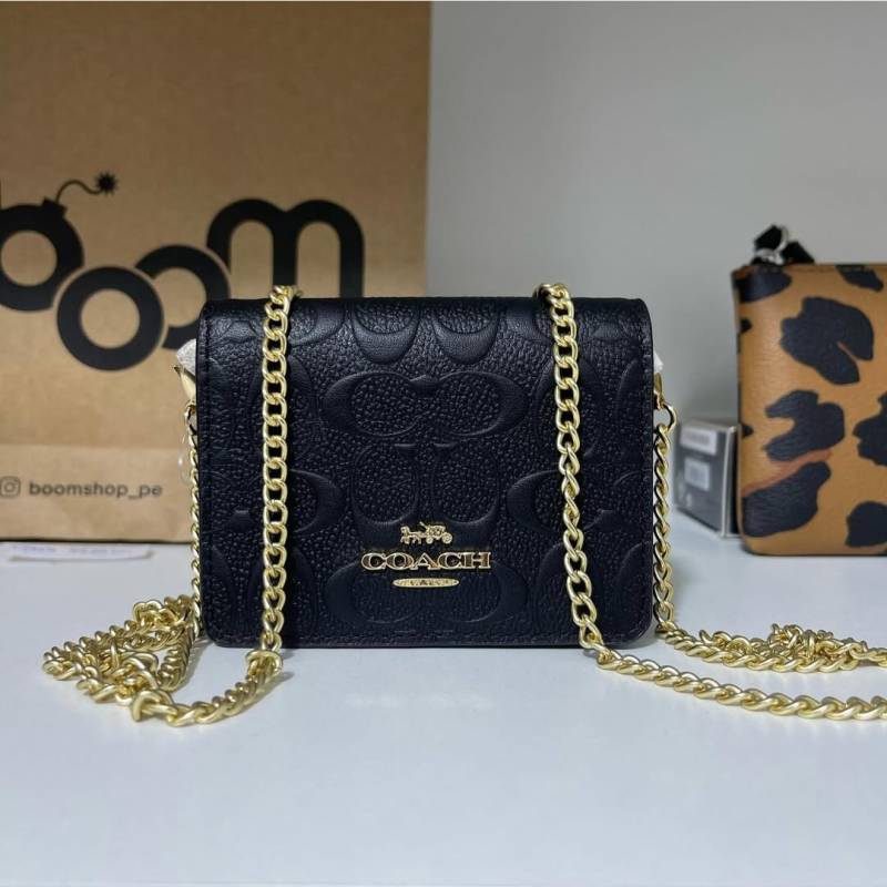 Coach_Mini_Chain_On_Wallet_With_Original_Box