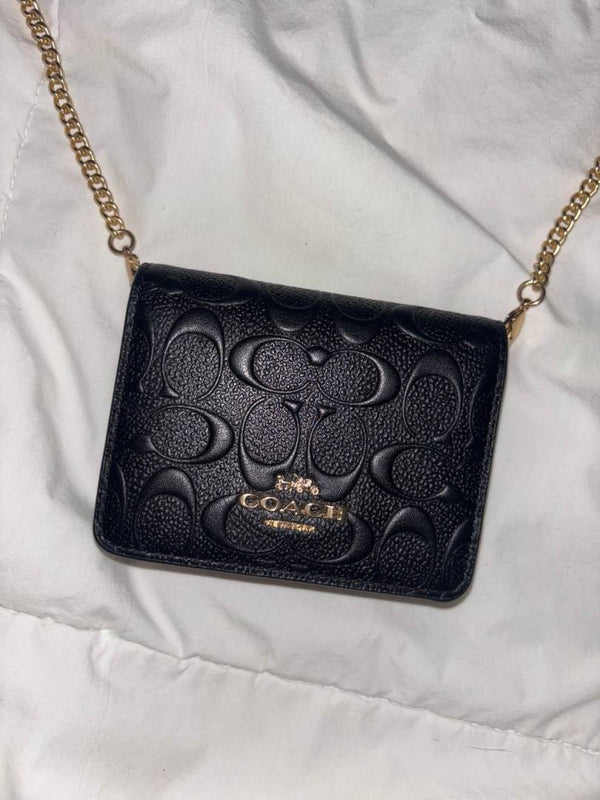 Coach_Mini_Chain_On_Wallet_With_Original_Box