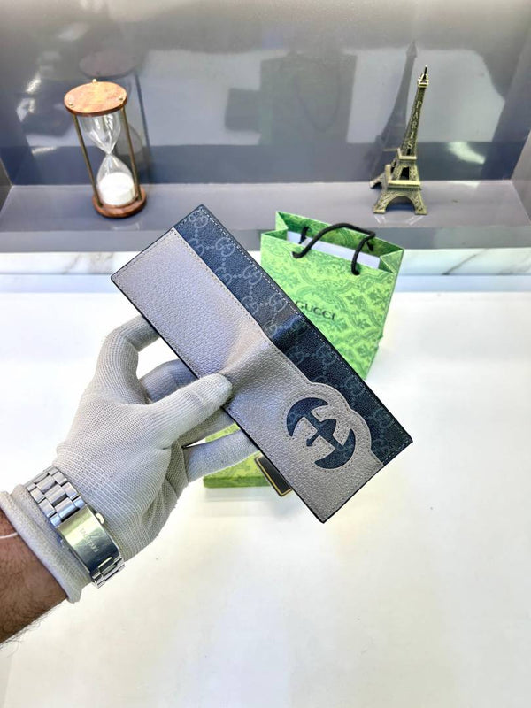 Gucci Wallet Black Grey Fa 375