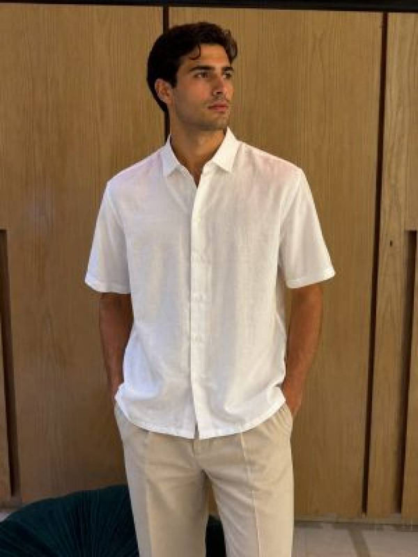 HACKET- IMPORTED STORE ARTICLxE SHIRT WHITE