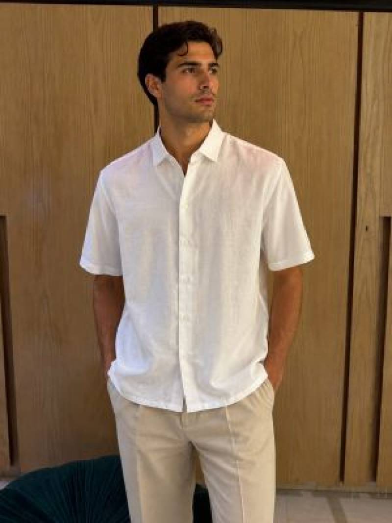 HACKET- IMPORTED STORE ARTICLxE SHIRT WHITE