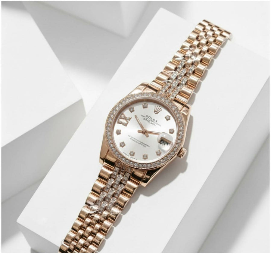 Rolex Oyester Perpetual Date Just Copper-White