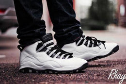 Air Jordan Retro 10 Steel Grey White