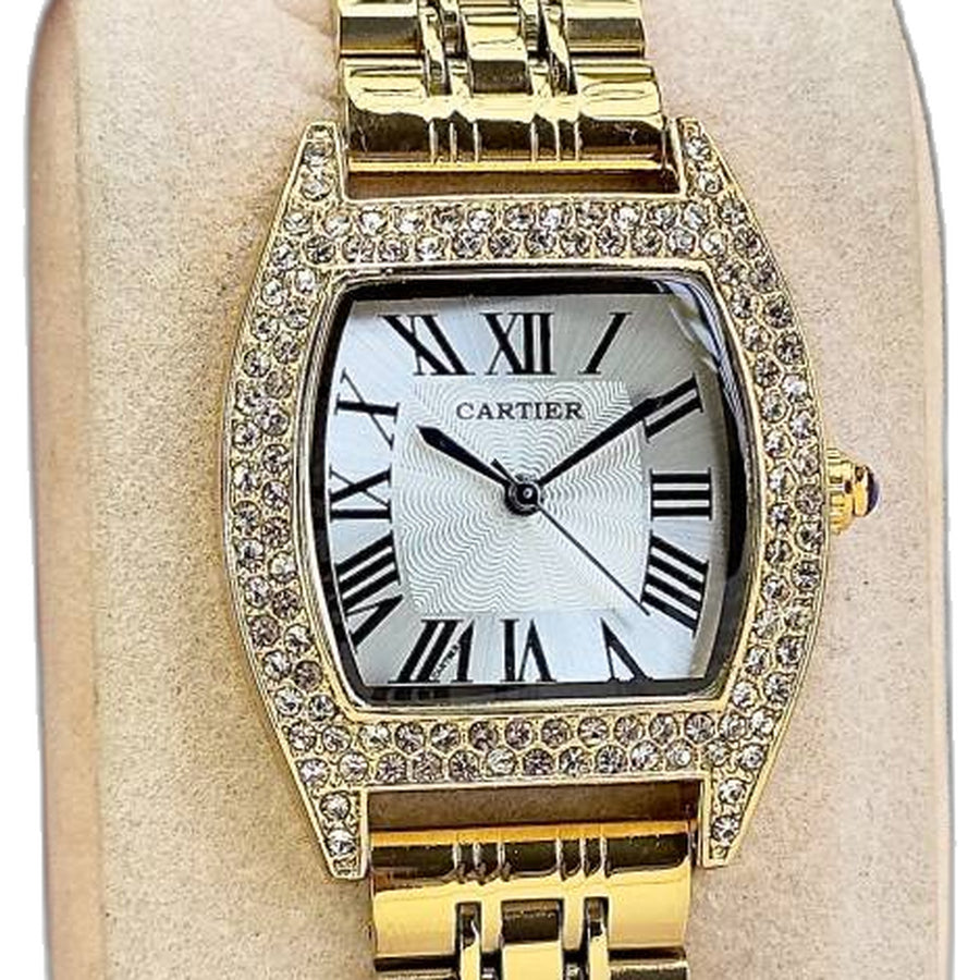 Cartier Tortue Gold White