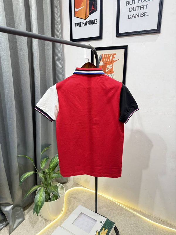 Lacoste Box pack imported polo tshirt red