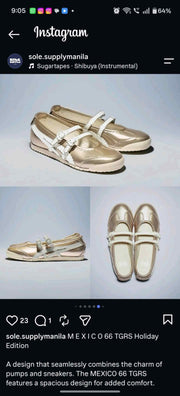 Onitsuka Tiger Mexico 66 TGRS Metallic Pack Champagne Cream