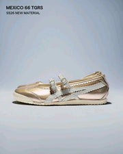 Onitsuka Tiger Mexico 66 TGRS Metallic Pack Champagne Cream
